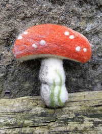 Image 1 of Felted Toadstool Brooch 