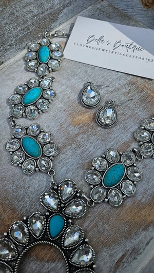 Image of Crystal Western Necklace 