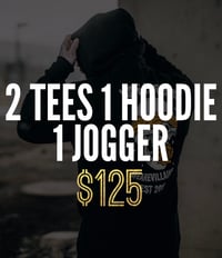 2 TEES 1 HOODIE 1 JOGGER