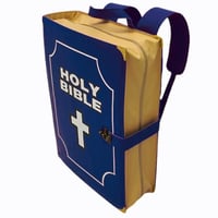 BLUE BIBLE BAG 