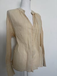 Image 2 of Addict beige shirt // M