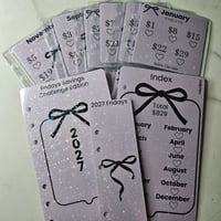 Image 18 of 2027 Friday Savings Challenge With Envelopes A6