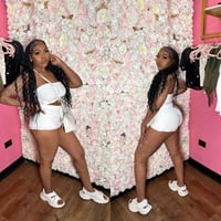 Image 1 of White Tub Shorts 