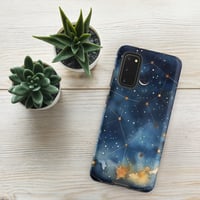 Image 9 of Celestial Constellation Night Sky Stars and Clouds Painting Tough case for Samsung®