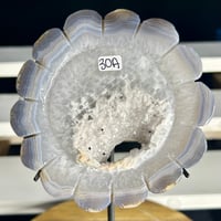 Image 3 of Druzy Agate Sunflower On Stand (30A)