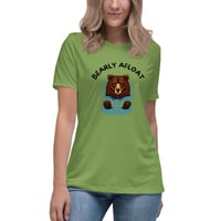 Image 8 of Women's Relaxed T-Shirt, Bearly Afloat T-Shirt | Funny Bear Pun Outdoor Graphic Tee