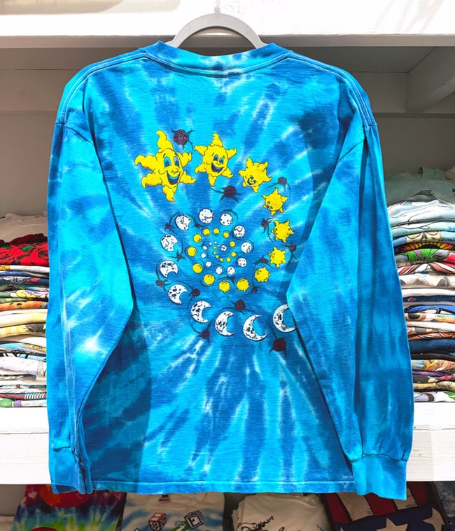 Grateful Dead 1992 Ripple Junction ‘Sun and Moon’ Longsleeve Shirt - Size L/M