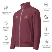 Image 1 of Garnet and Gold Football Emojis - Unisex track jacket