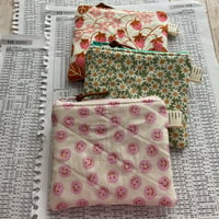 Image 6 of “Happy Friends” Mini Quilted Zipper Bag