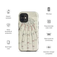 Image 5 of Antique Bookpage Detailed Anatomical Illustration Human Hand Tough Case for iPhone®