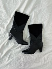 Image 1 of 90s leather boots // 38