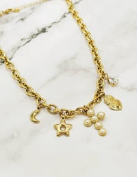 Image 4 of Gold Cross Charm Necklace