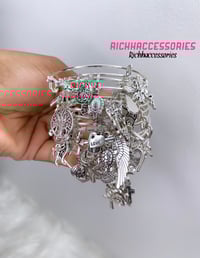 Image 3 of Silver Bangle Bracelets 