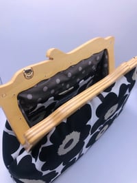 Image 2 of Black Marimekko Clutch