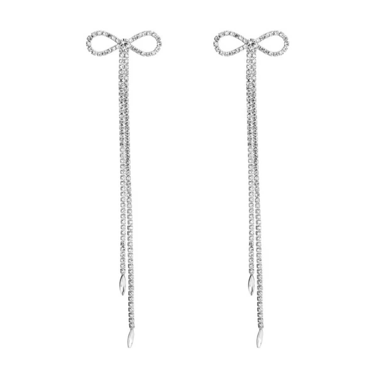 Image of Bow Drop earrings 