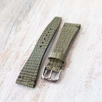 Image 2 of 22mm Italian Cowhide - Forest Green