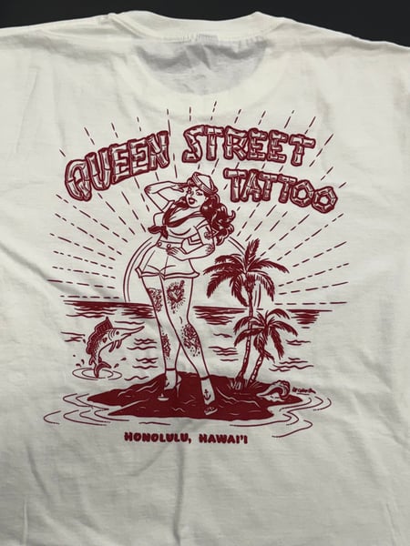 Image of Navy Girl tee shirt 