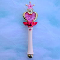 Image 9 of Sailor Moon Chibimoon Pink Moon Stick Toy (Bandai 1994)