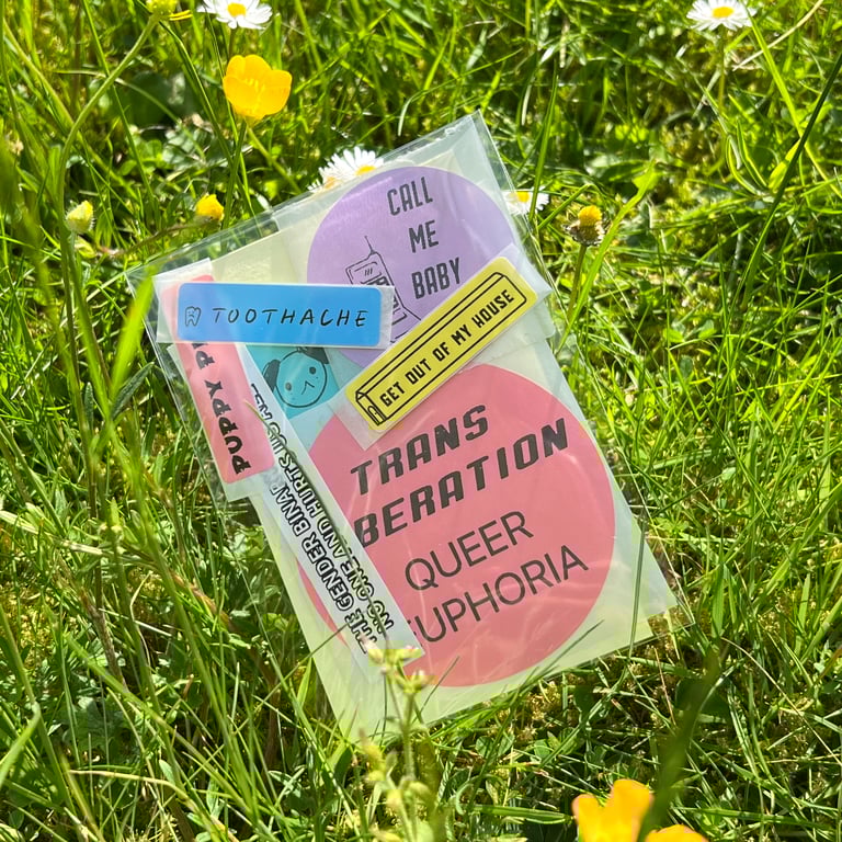 POETIC SLOGANS STICKER SET - BUNNY BISSOUX Image 4