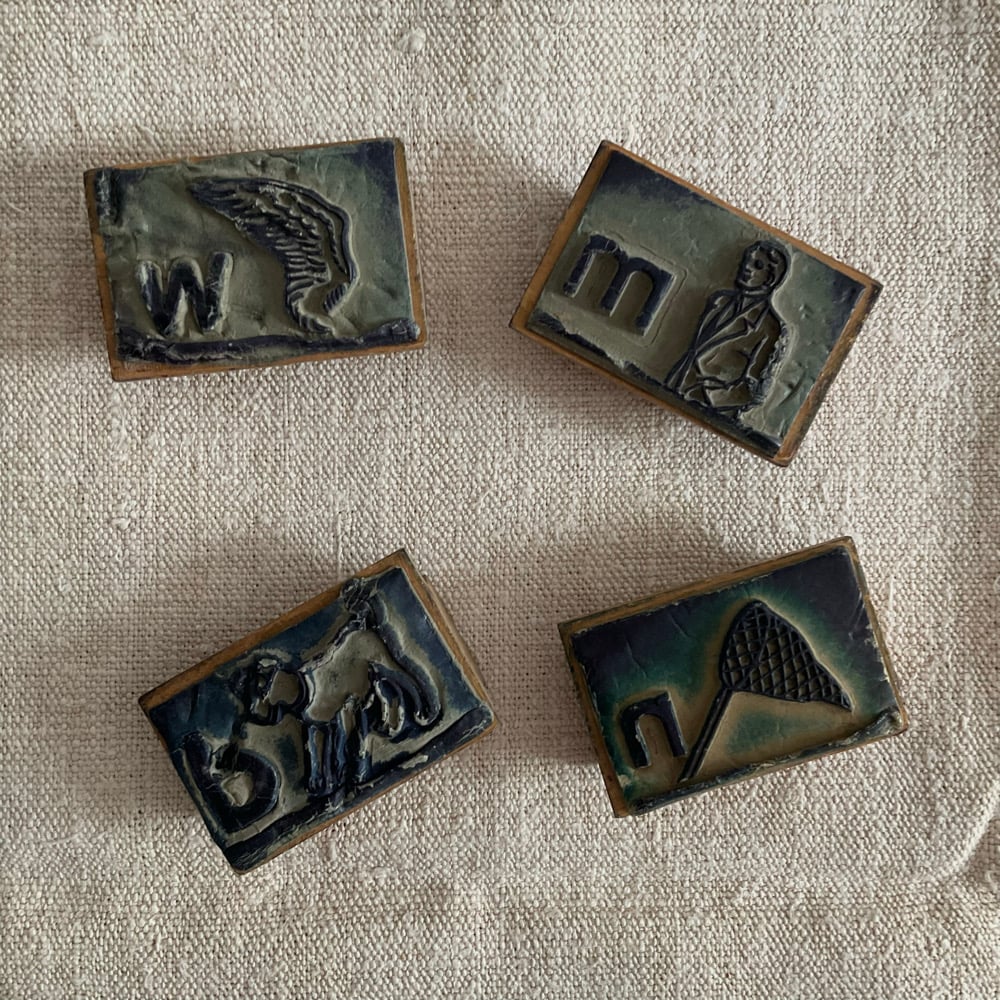 Image of Old Stamps ( 4 pieces)