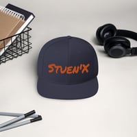 Image 4 of Stuen'X® In Orange Snapback Hat 