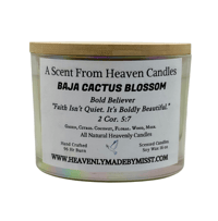 Image 1 of The Heavenly Scent Collection Baja Cactus Blossom Iridescent Candles