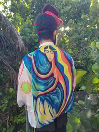 Image 2 of Dancing Galaxy White Kimono