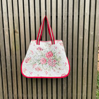 Image 5 of Big Stripe Quilted Tote 