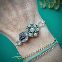 Image 5 of "Callista" Silver Button Bracelet