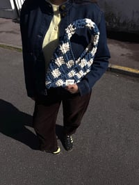 Image 1 of SAC VENEKA BICOLORE BLEU/BLANC