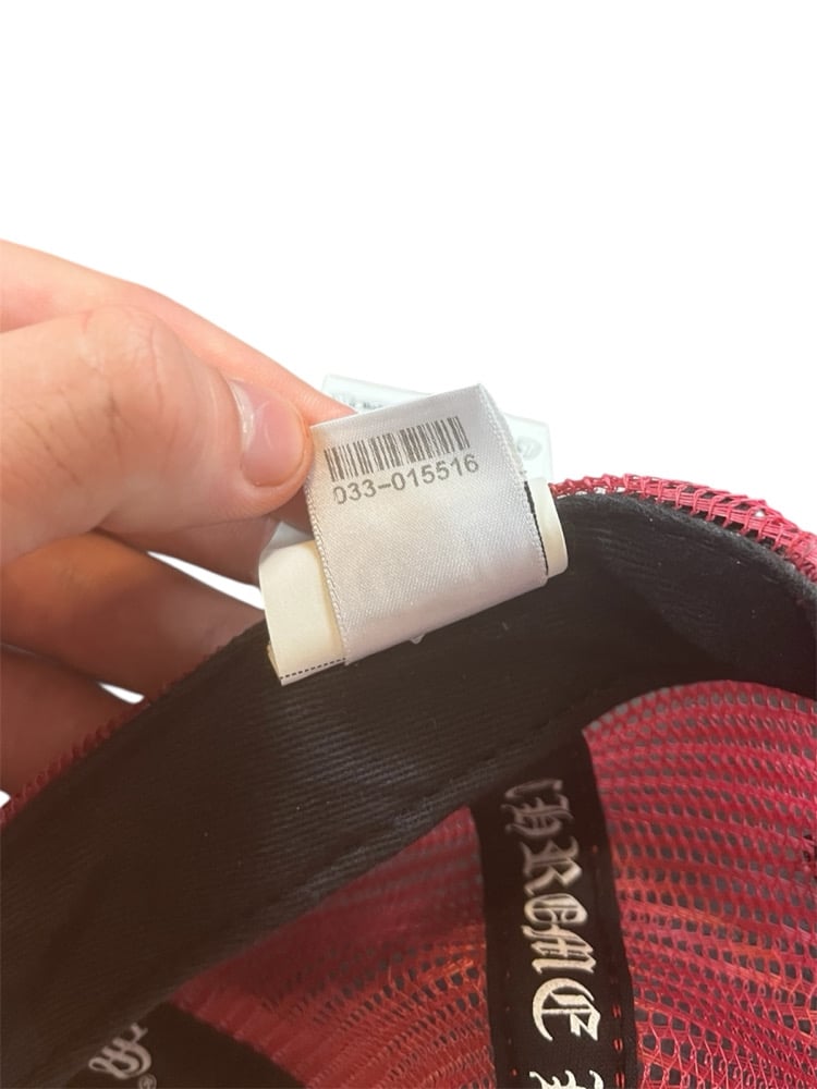 Image of Chrome Hearts Red/White Trucker Hat