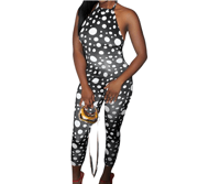 Retro  Polka Dot Jumpsuit
