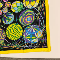 Image 8 of Hermès Cashmere Shawl "L'Art du Tamari" by Nathalie Vialars 140cm