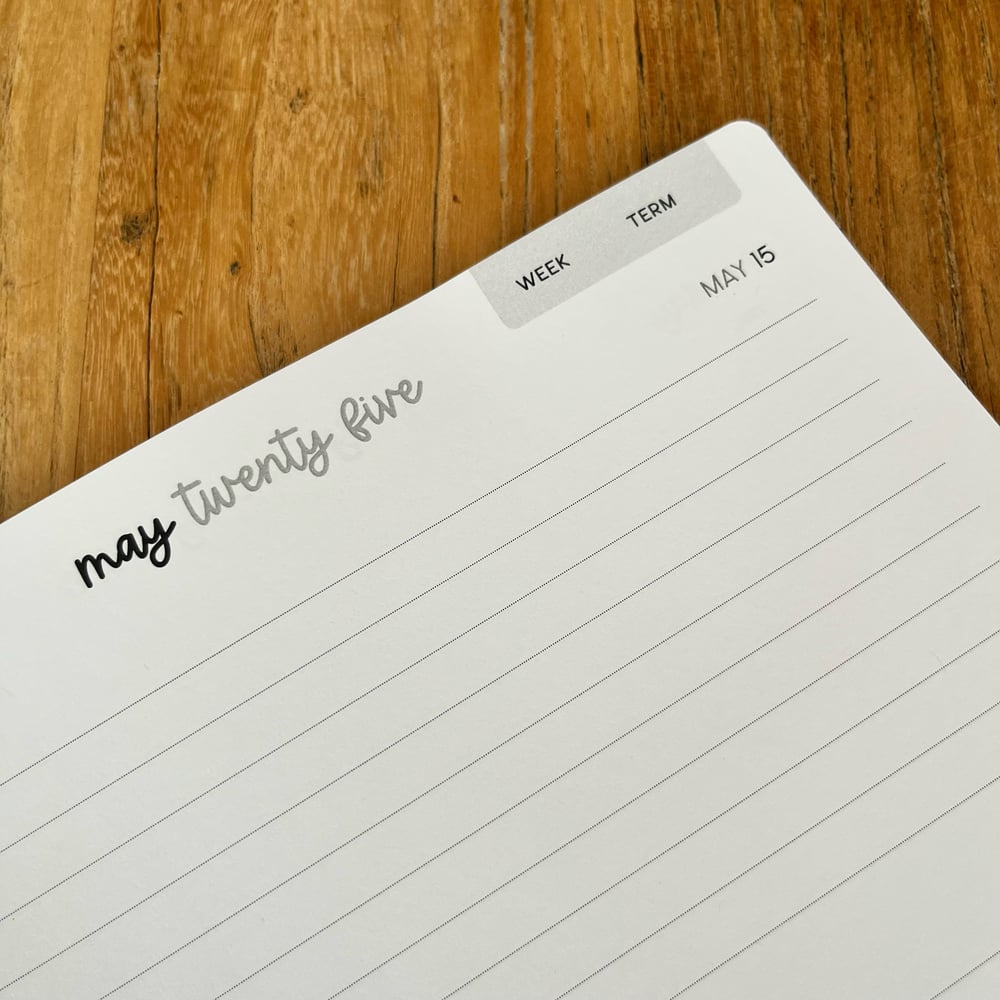 Twenty Twenty Five Diary + Planner: School Edition