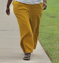 Image 1 of Honey Linen Signature Pants | 100% Linen
