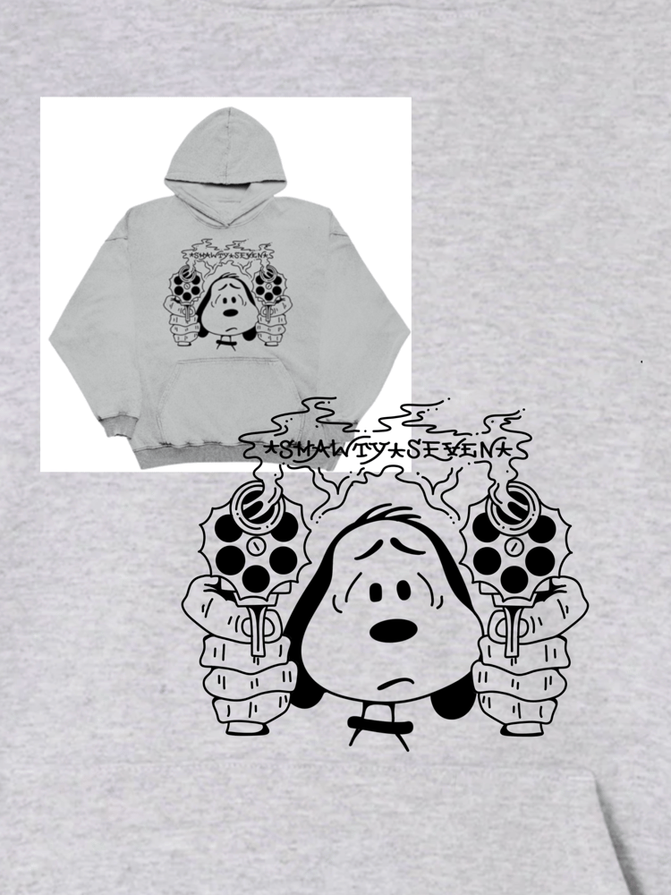 Image of STRAPPED UP SNOOPY HOODIE 