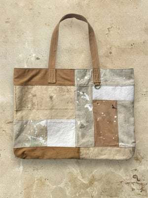 Image of PATCHWORK PAINTER'S TOTE #1