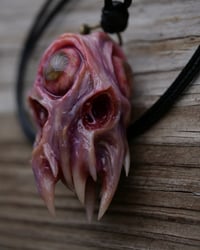 Image 18 of Flesh Oracle Snaggletooth Pendant - Handmade OOAK