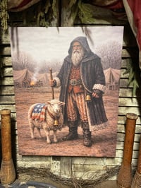 Image 1 of #1 ... Civil War Santa ~  16x20 ~ Canvas Wrap ~