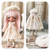 Image 1 of blythe doll dress and beret
