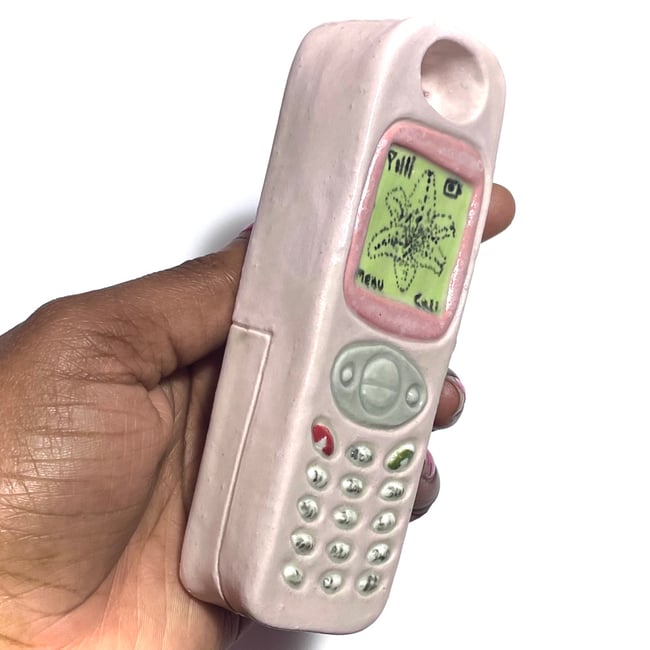 Light Pink Phone Pipe