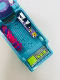 Image 8 of Polly Pocket vintage camion fleuriste bleu complet