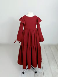 Image 1 of Girls photoshooting dress Suzie | size 116/122(EU) | 4-6 years | burgundy 