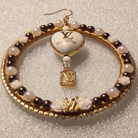 Image 3 of Champagne Royalty Statement Earrings