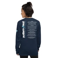 Image 1 of autism facts for the person behind you unisex adult Long Sleeve Shirt
