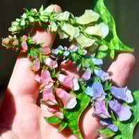 Image 3 of Foxglove brooch - yellow