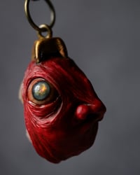 Image 5 of Egg of the King big eyes pendant, OOAK,