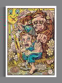 Image 2 of BigFoot fisherman (limited to 50) trading card 