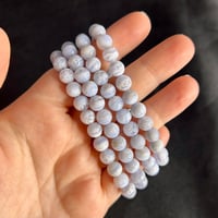 Image 2 of Blue Lace Agate Bracelet ($14)