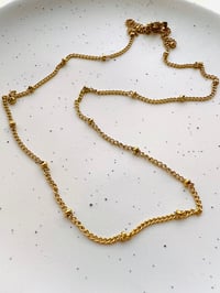 Image 4 of FINE BEAD CHAIN NECKLACE 